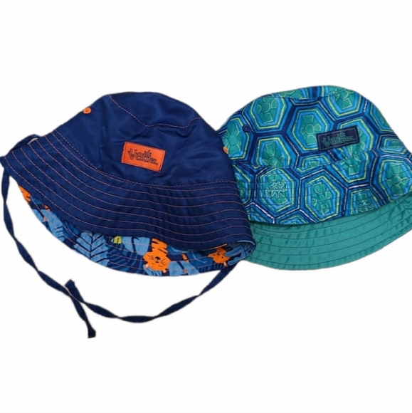 Two UV Skinz reversible toddler summer hats - Picture 1 of 2
